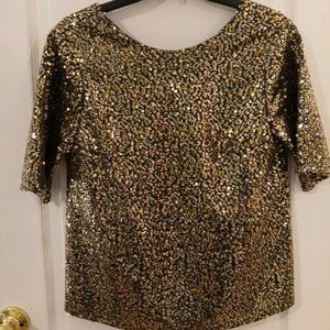 Cato Sequin top - NWT